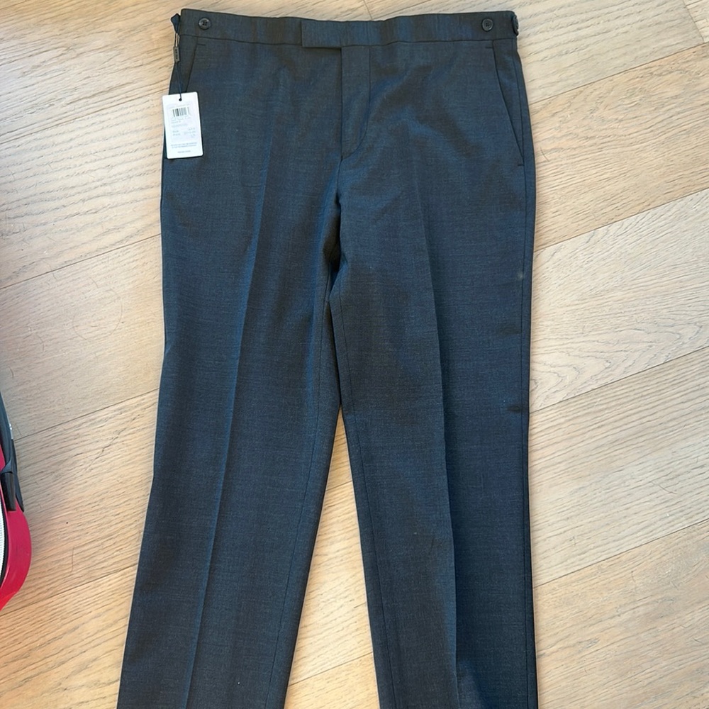 Reiss men’s charcoal trousers